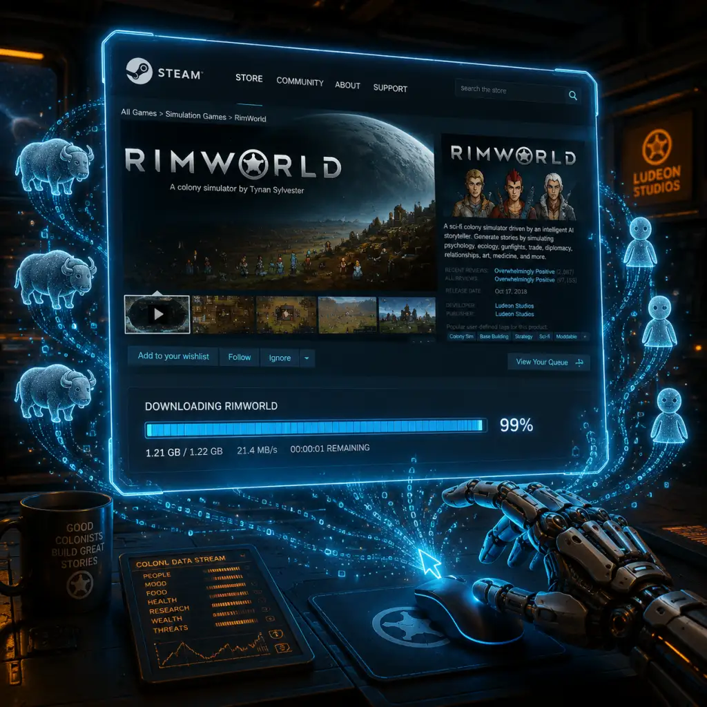 RimWorld Download & Installation guide screenshot