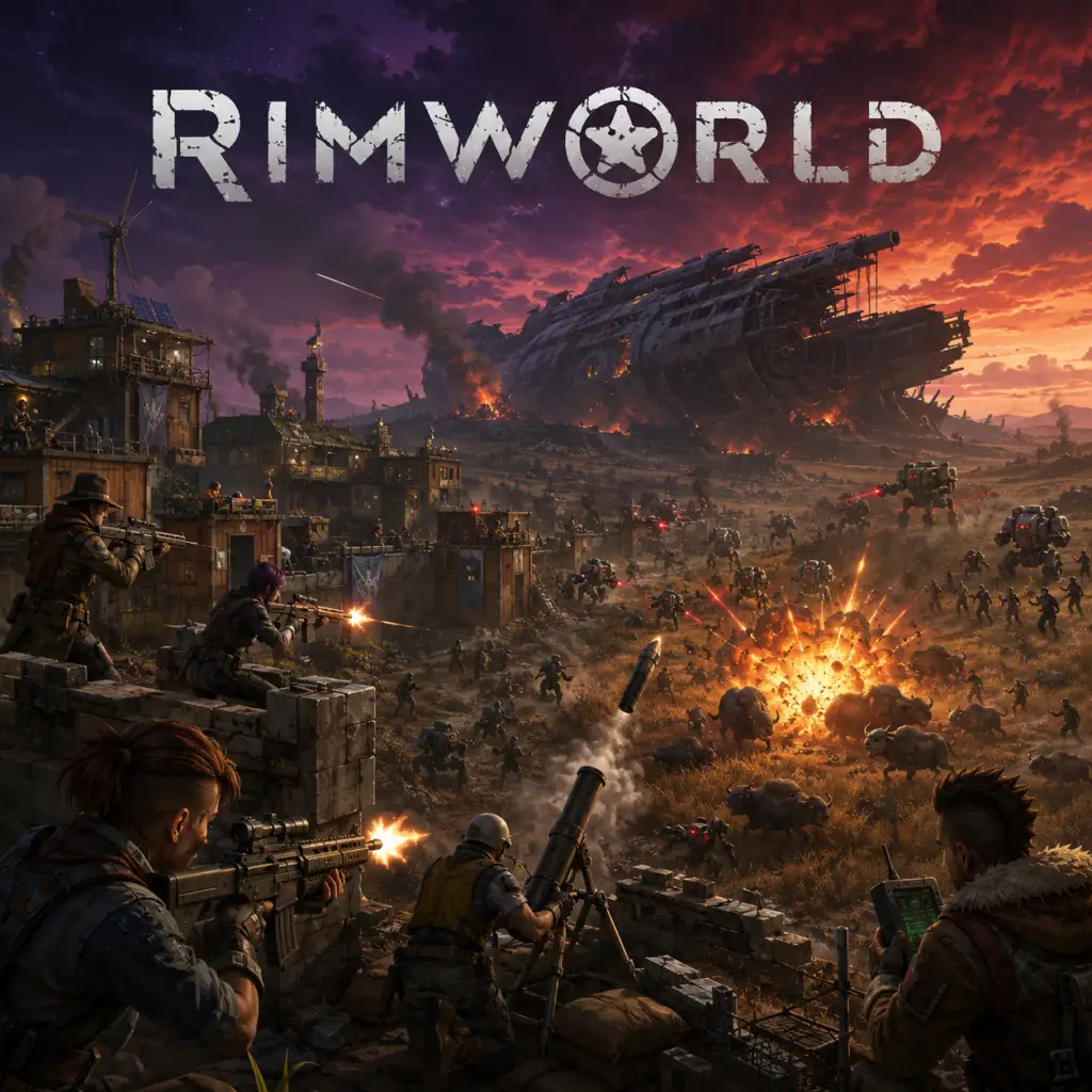 RimWorld game poster and cover art