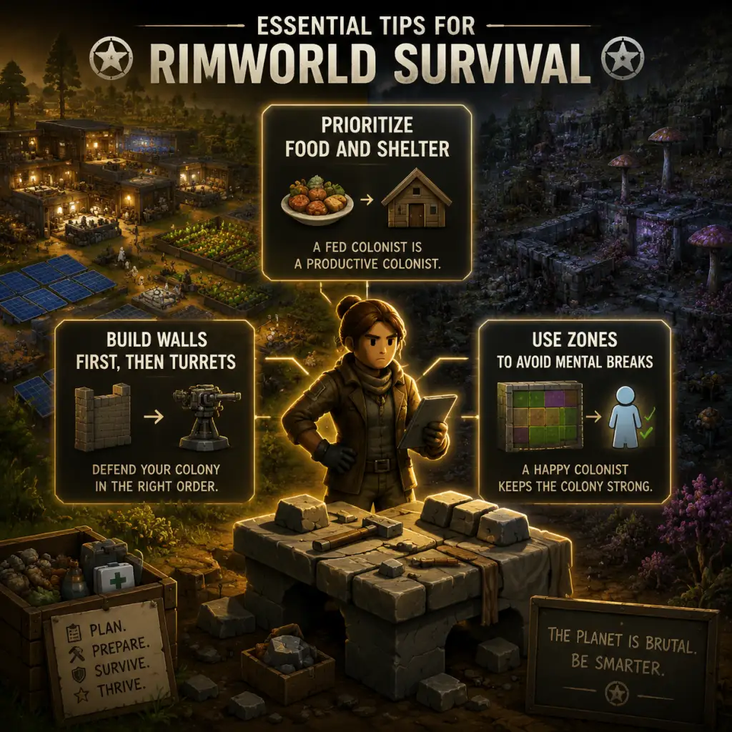RimWorld Game Tips guide screenshot