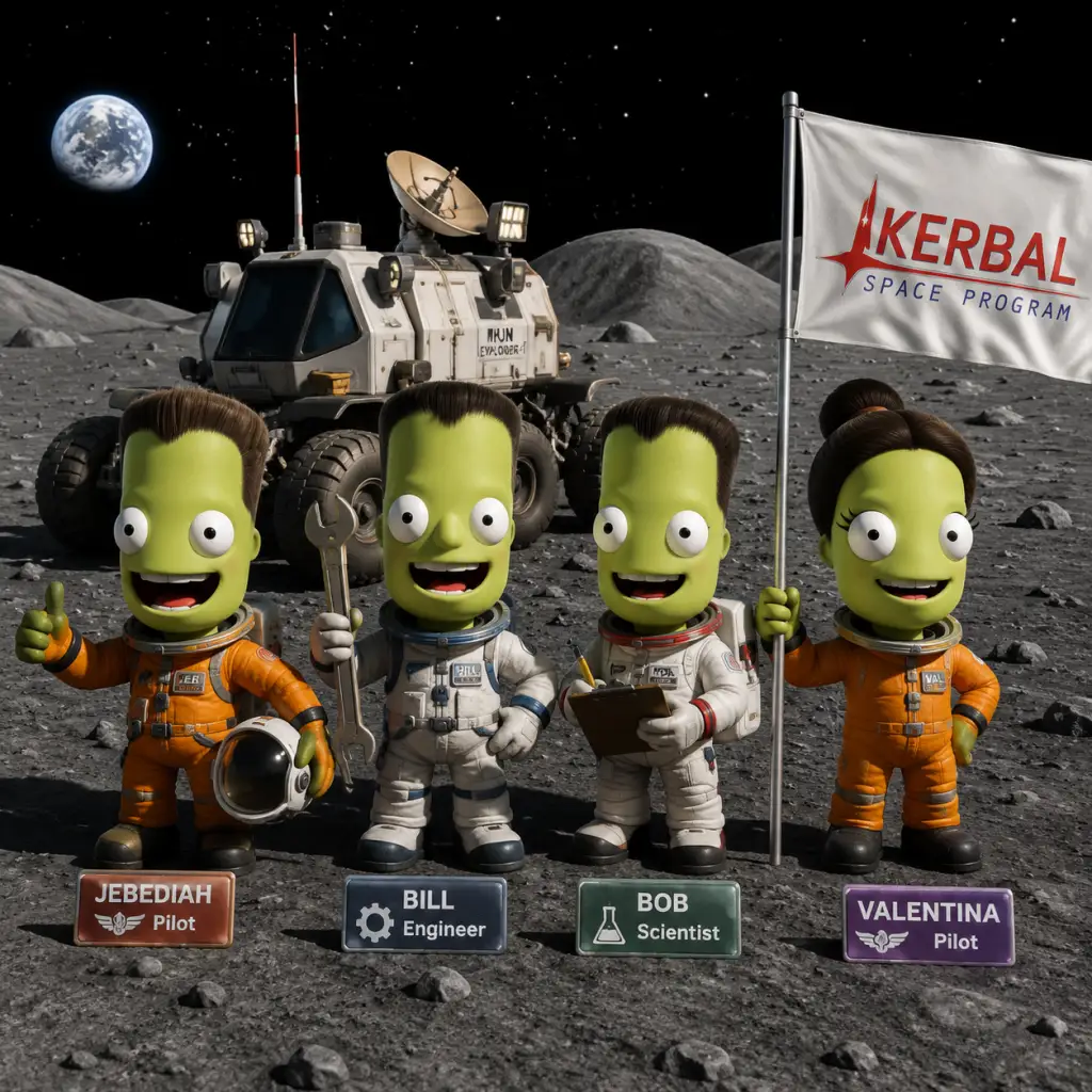 Kerbal Space Program Characters & Roles guide screenshot