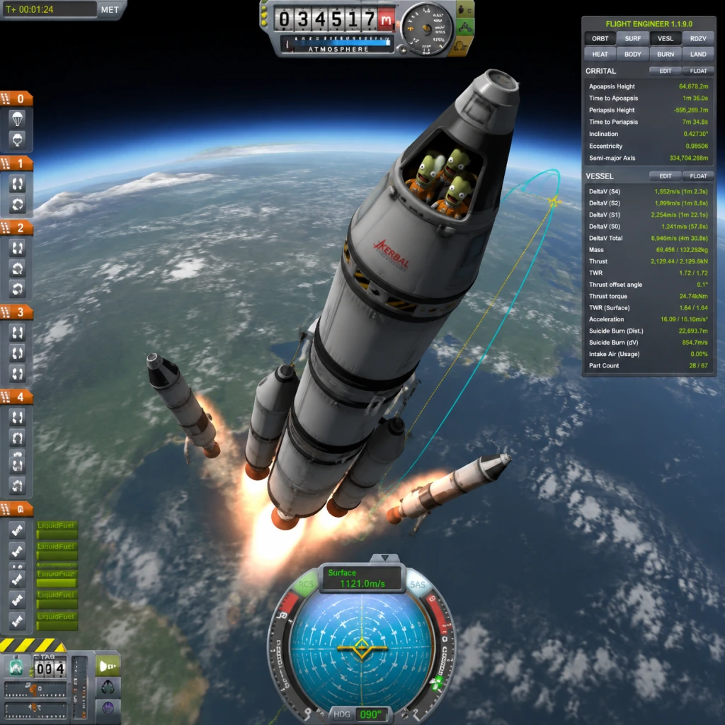 Kerbal Space Program Core Gameplay guide screenshot