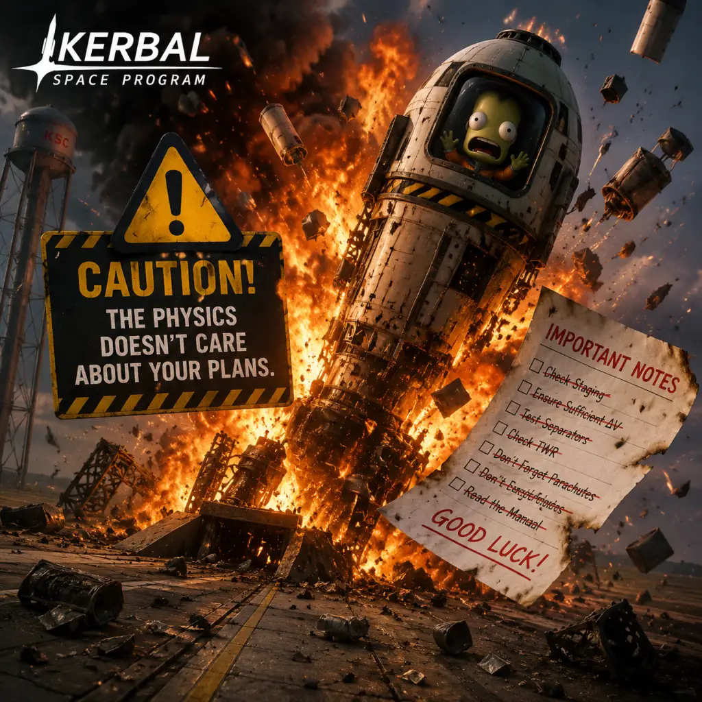 Kerbal Space Program Important Notes guide screenshot