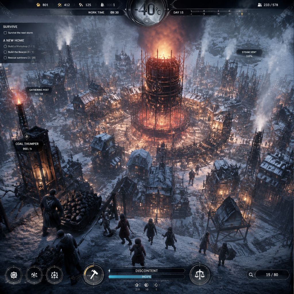 Frostpunk Core Gameplay guide screenshot