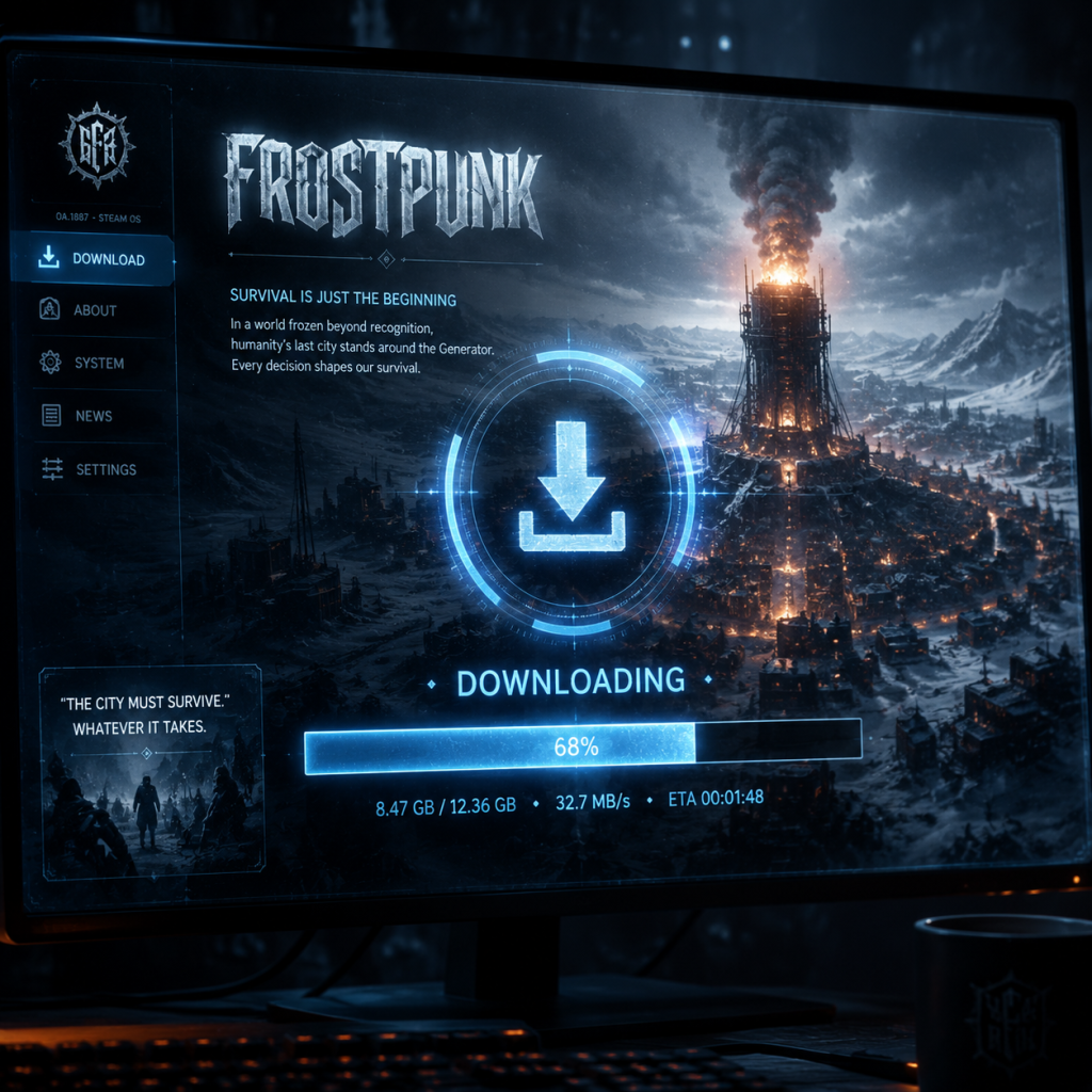 Frostpunk Download & Installation guide screenshot