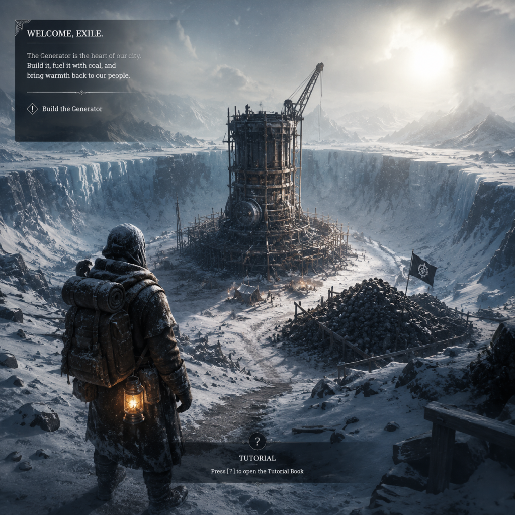 Frostpunk Getting Started guide screenshot