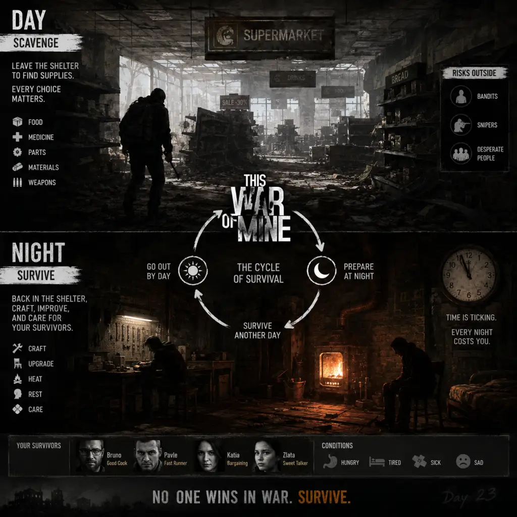 This War of Mine Core Gameplay guide screenshot