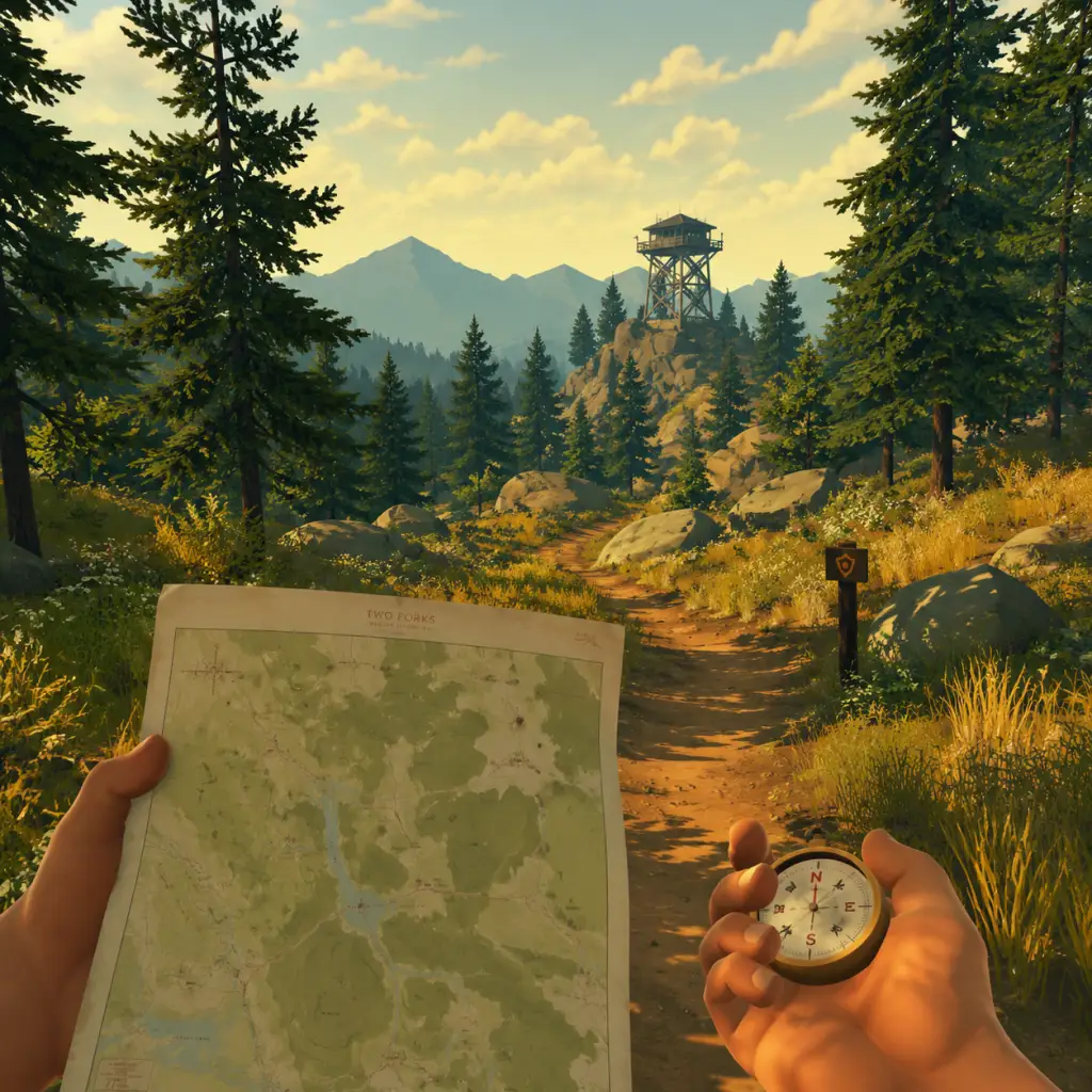 Firewatch Core Gameplay guide screenshot