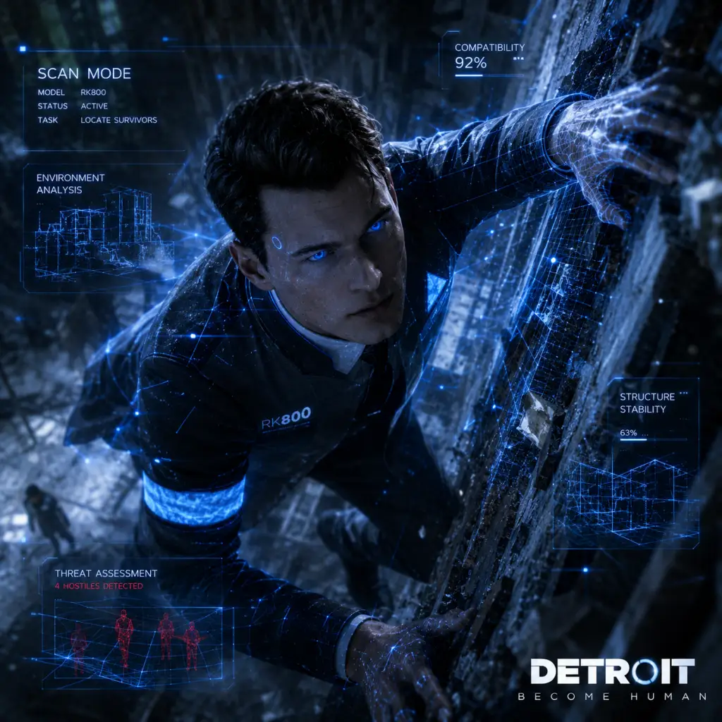 Detroit: Become Human Character Skills guide screenshot