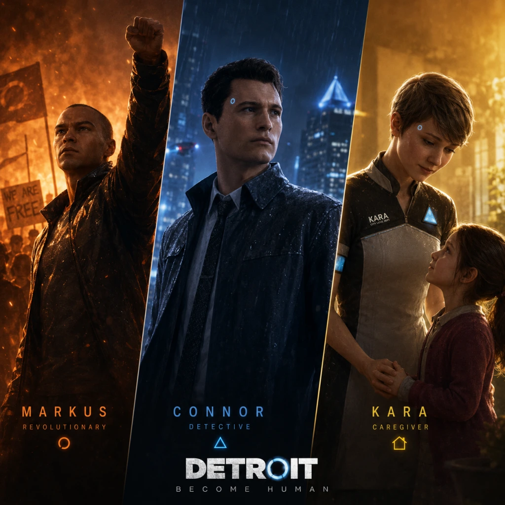 Detroit: Become Human Characters & Roles guide screenshot