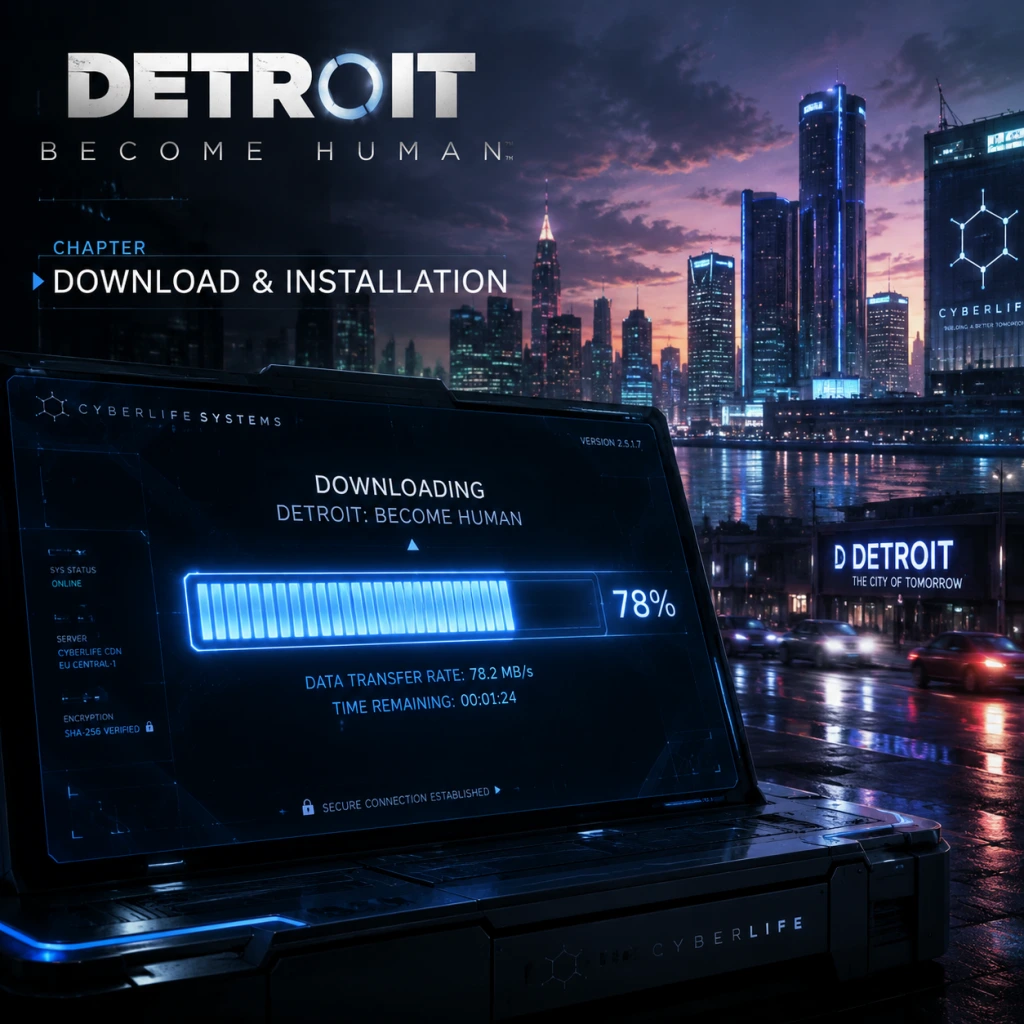 Detroit: Become Human Download & Installation guide screenshot
