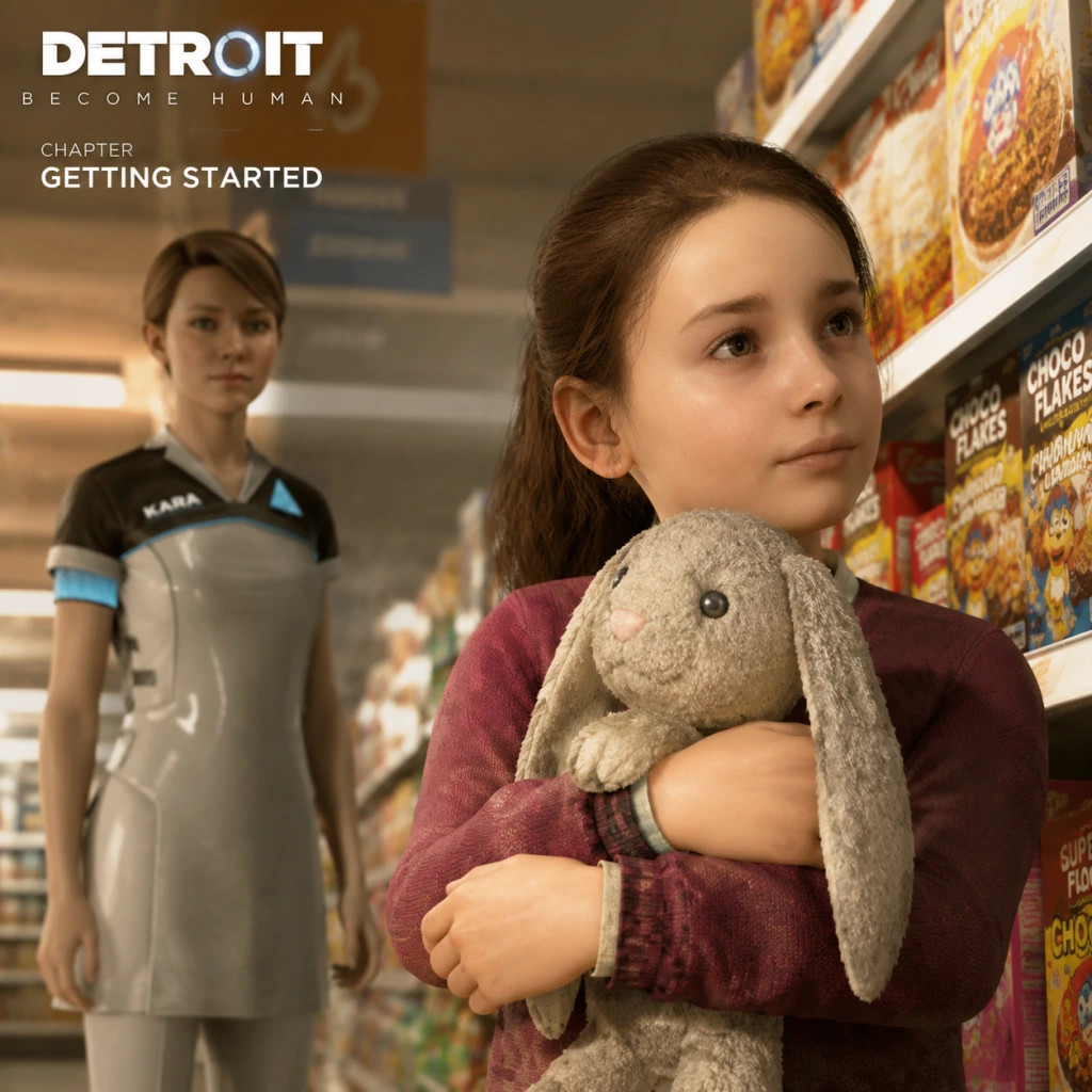 Detroit: Become Human Getting Started guide screenshot