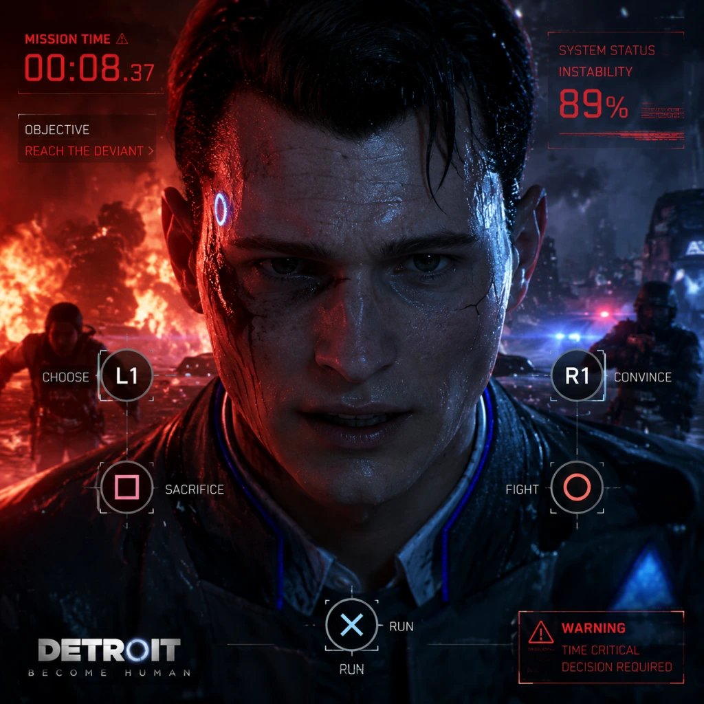 Detroit: Become Human Important Notes guide screenshot
