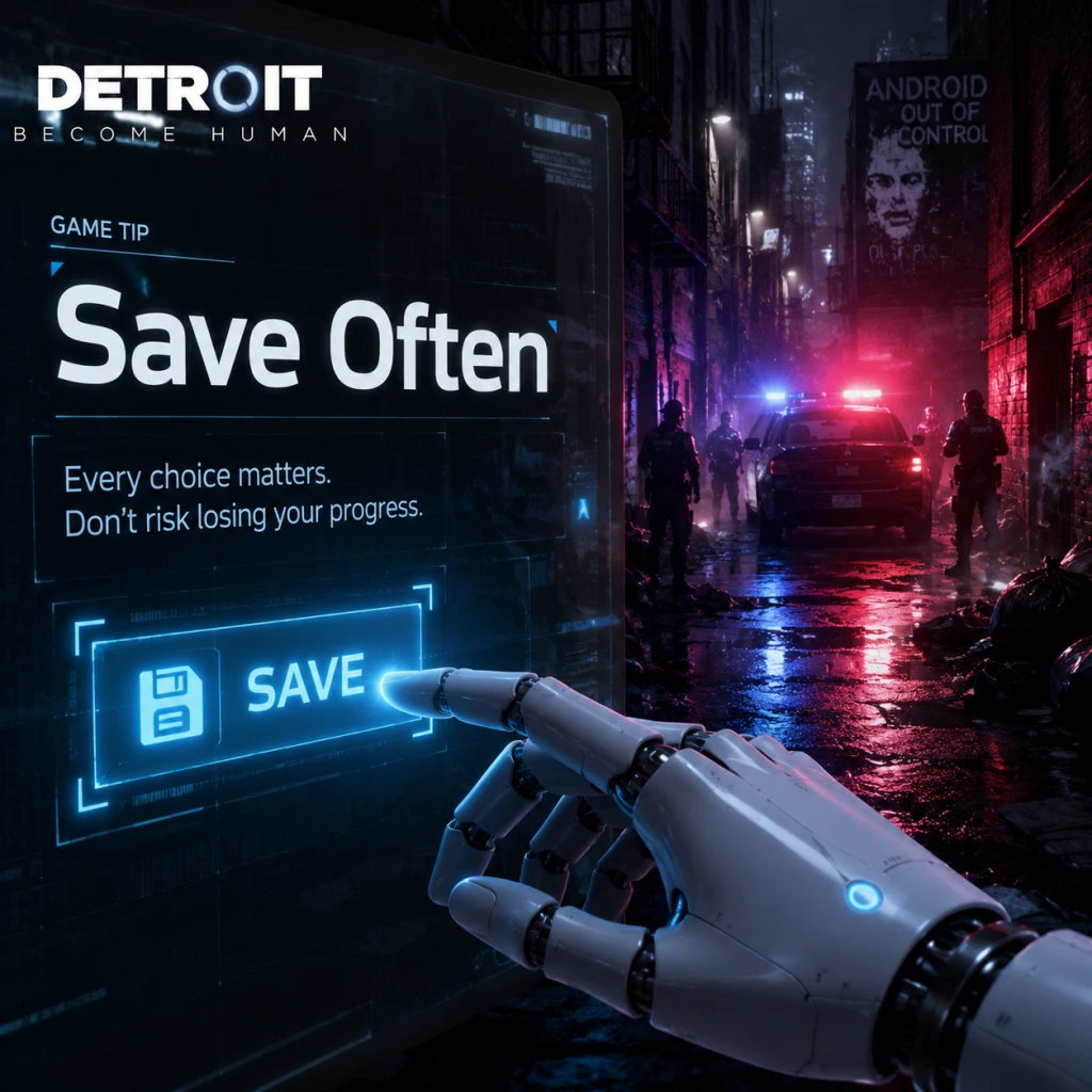Detroit: Become Human Game Tips guide screenshot