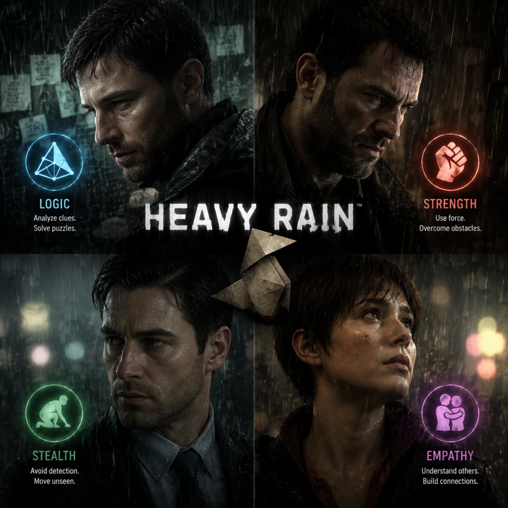 Heavy Rain Character Skills guide screenshot