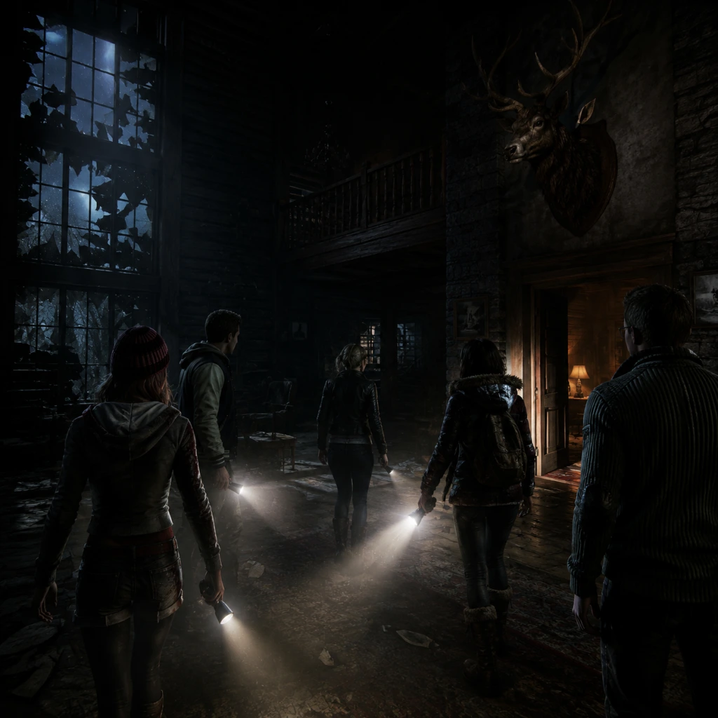 Until Dawn Getting Started guide screenshot