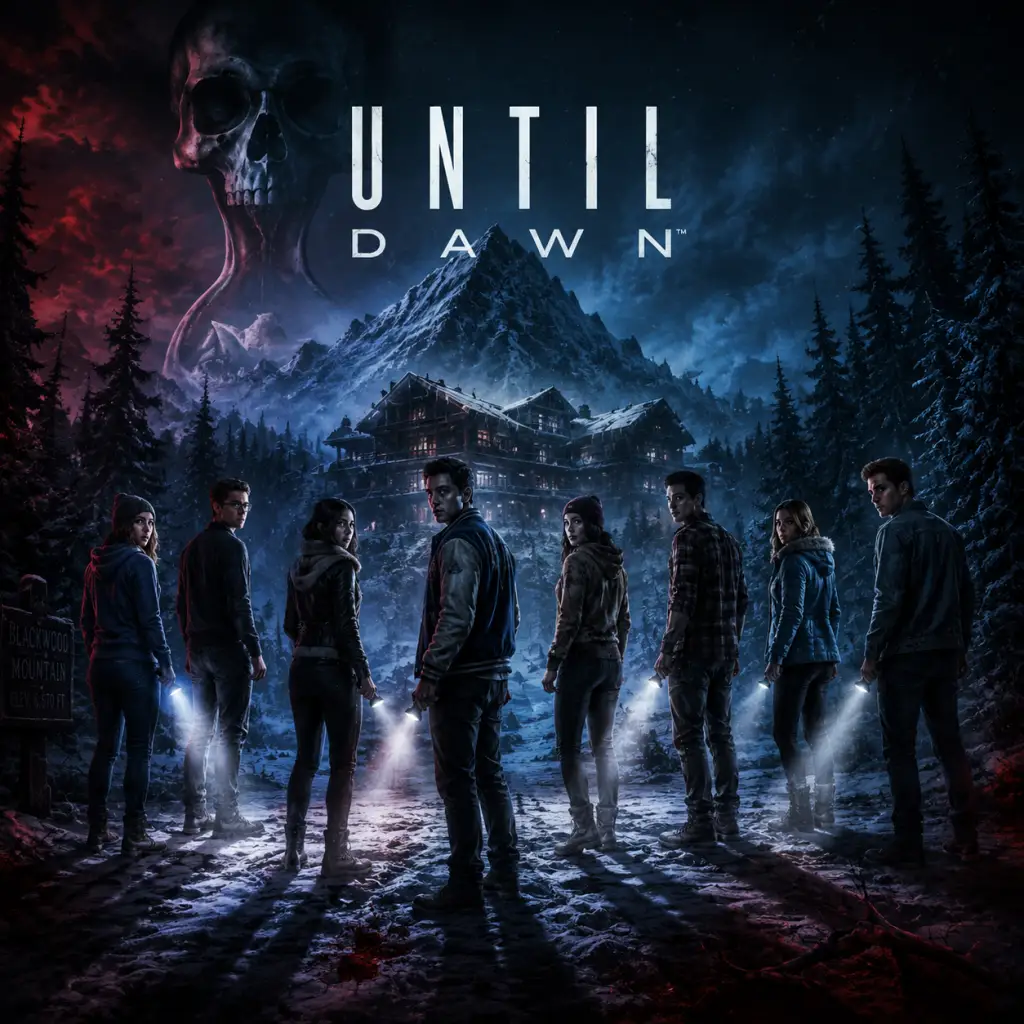 Until Dawn game poster and cover art