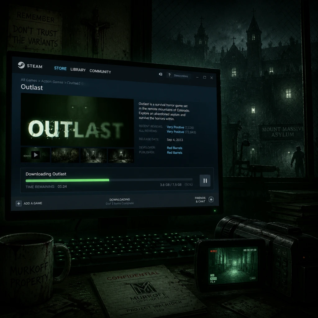 Outlast Download & Installation guide screenshot