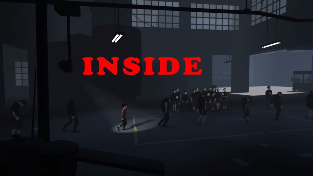 Inside game poster and cover art
