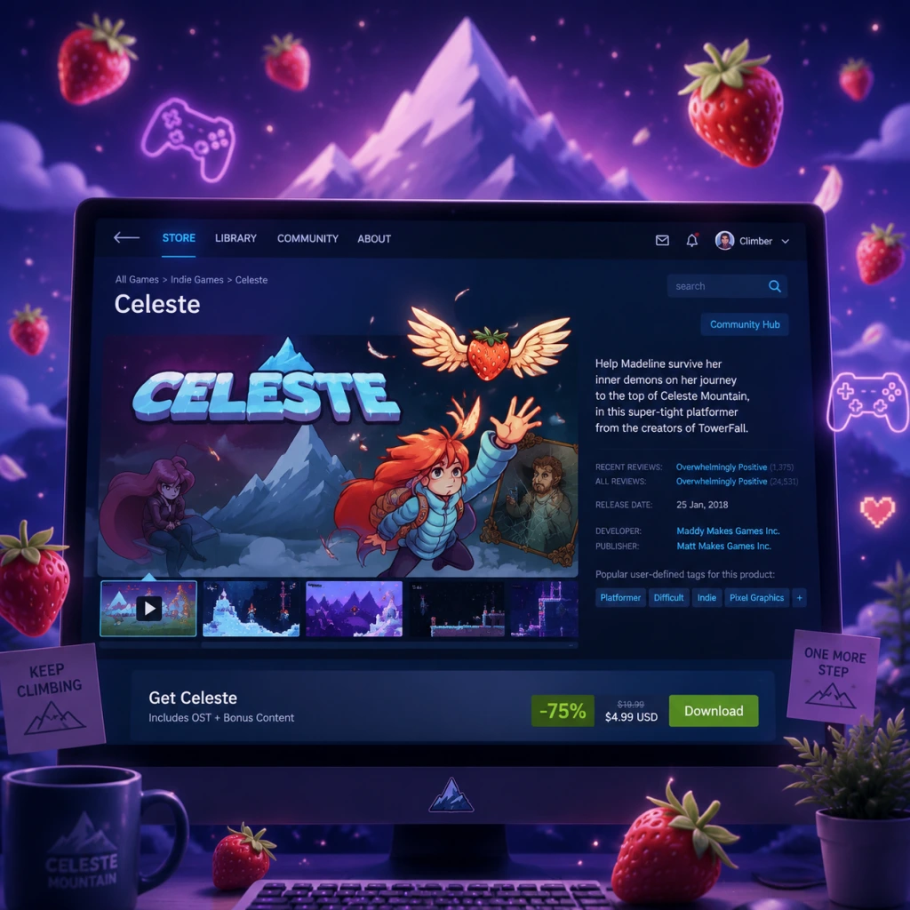 Celeste Download & Installation guide screenshot
