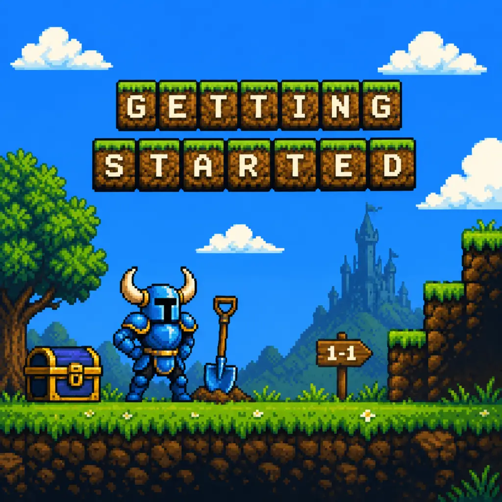 Shovel Knight Getting Started guide screenshot