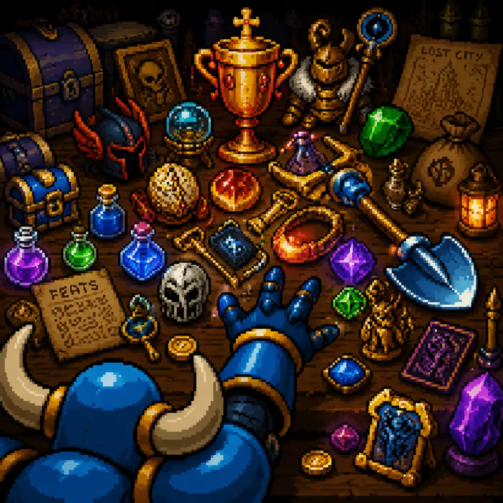 Shovel Knight All Game Items guide screenshot