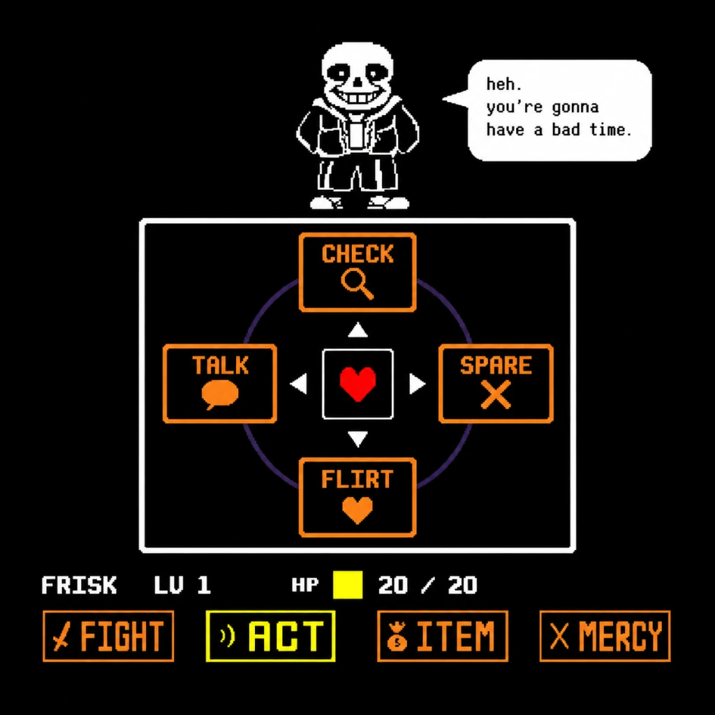 Undertale Character Skills guide screenshot