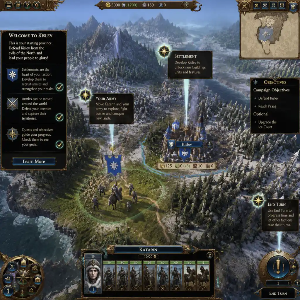 Total War: Warhammer III Getting Started guide screenshot