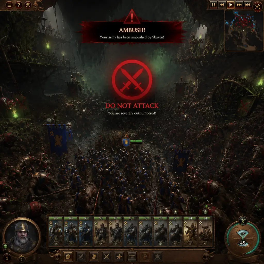 Total War: Warhammer III Important Notes guide screenshot