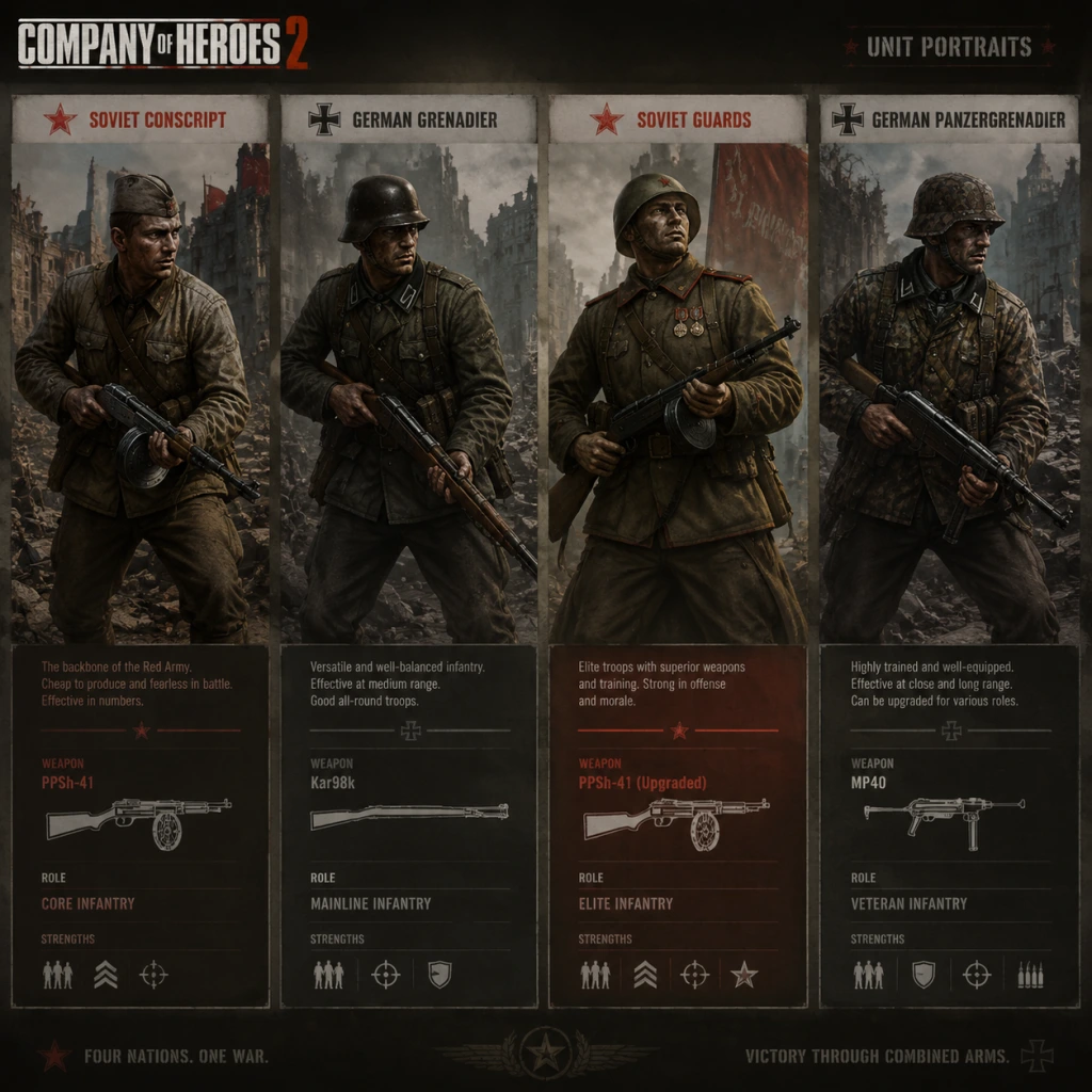 Company of Heroes 2 Characters & Roles guide screenshot
