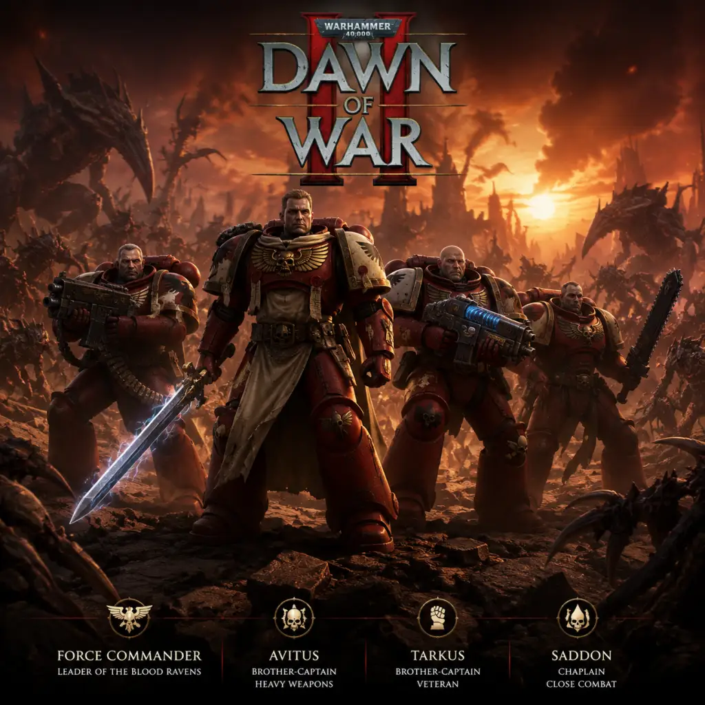 Warhammer 40,000: Dawn of War II Characters & Roles guide screenshot