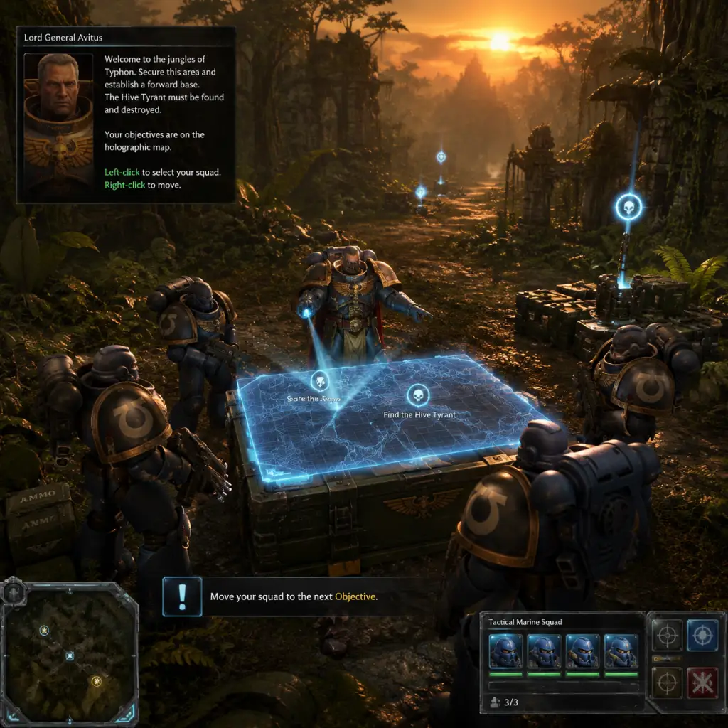 Warhammer 40,000: Dawn of War II Getting Started guide screenshot
