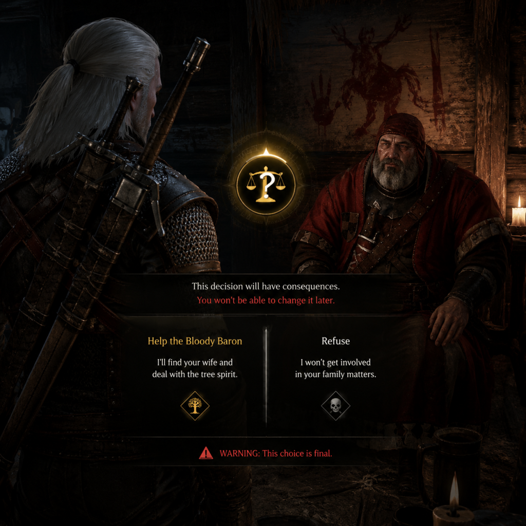 The Witcher 3: Wild Hunt Important Notes guide screenshot