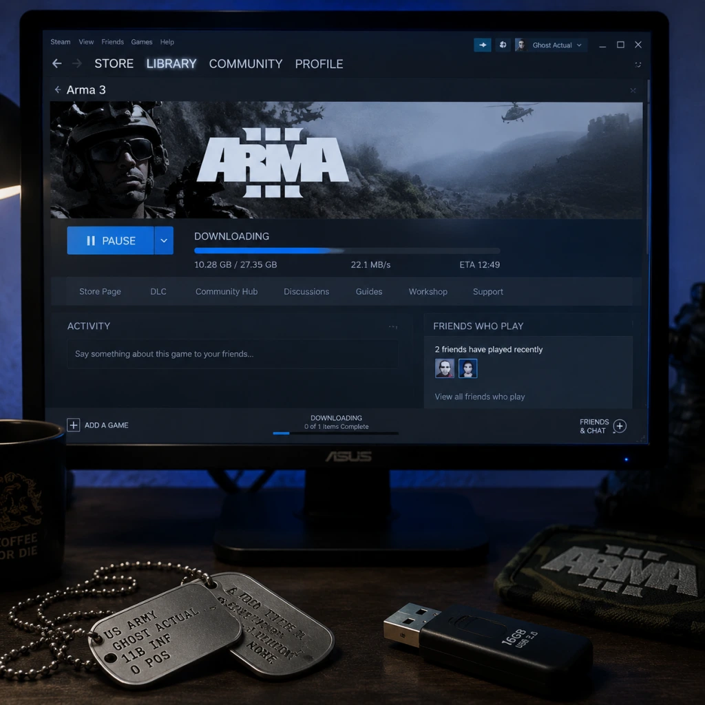 Arma 3 Download & Installation guide screenshot
