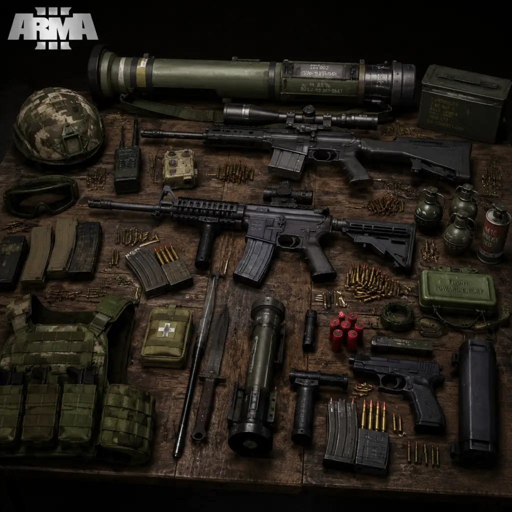 Arma 3 All Game Items guide screenshot
