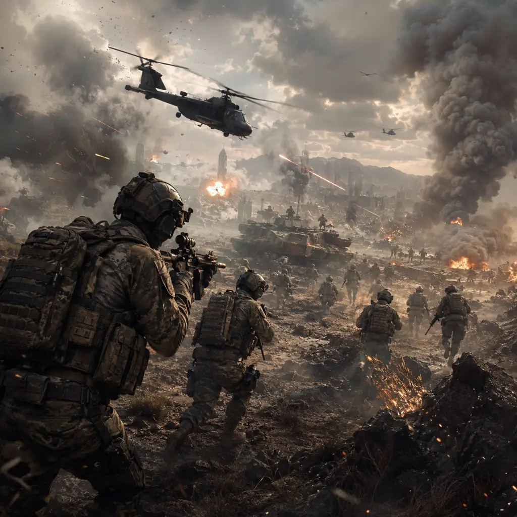 Squad game poster and cover art