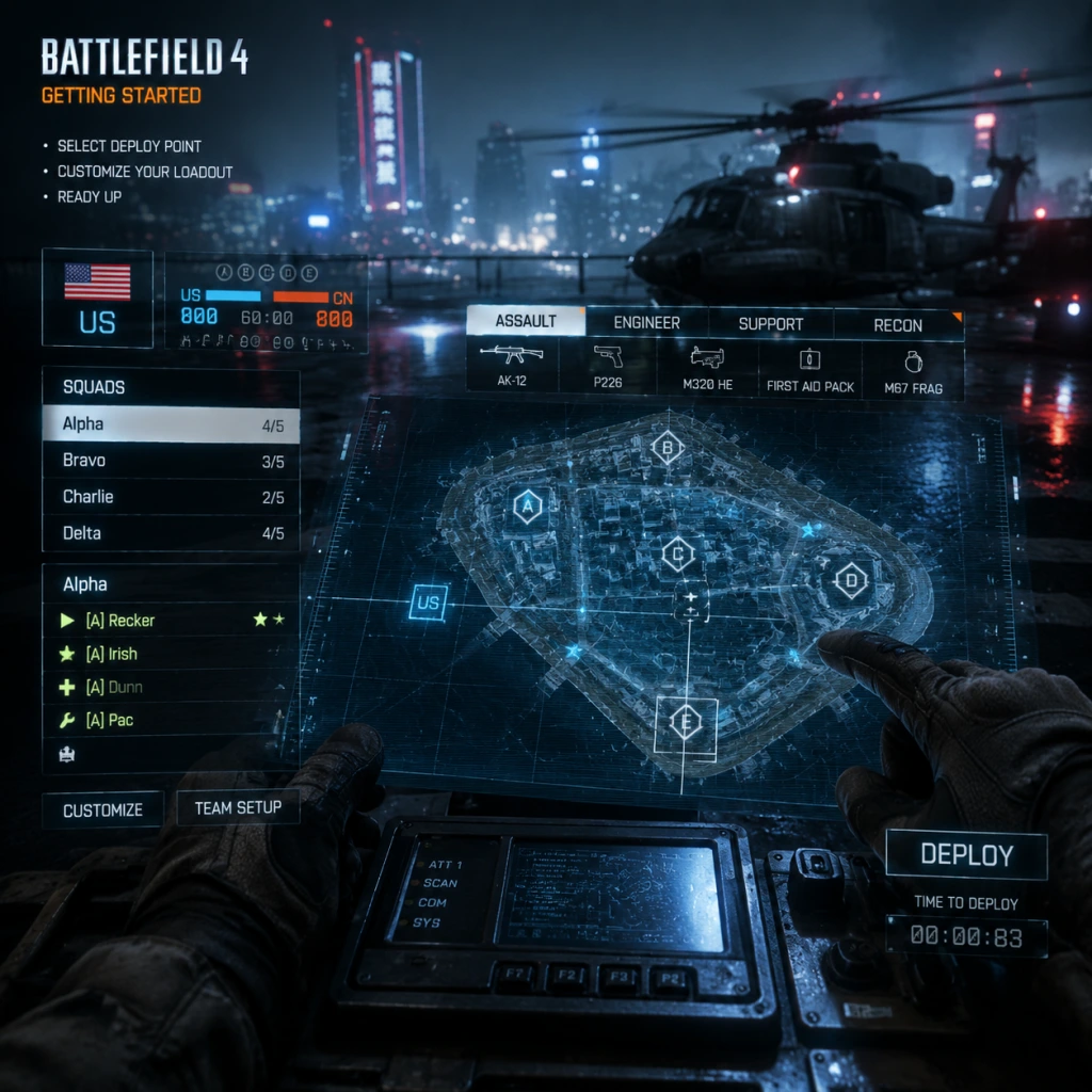Battlefield 4 Getting Started guide screenshot