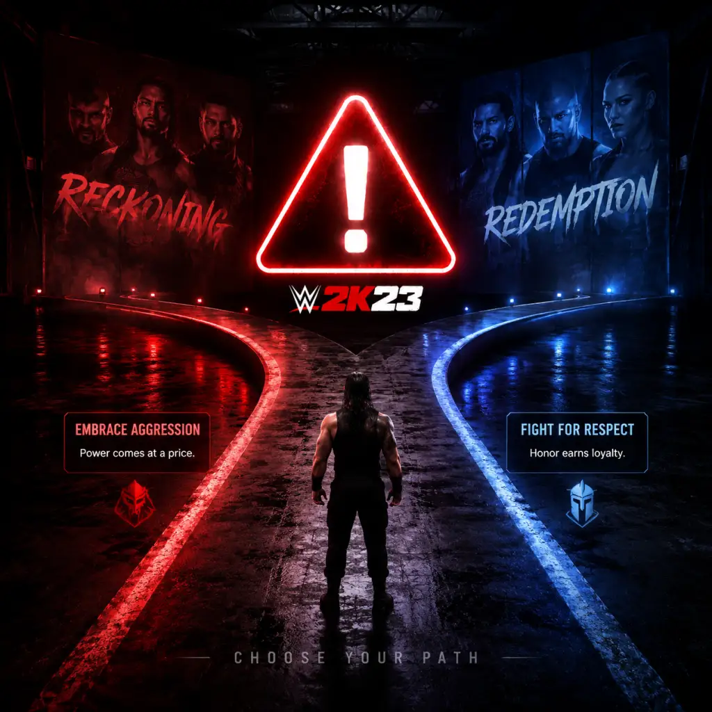 WWE 2K23 Important Notes guide screenshot
