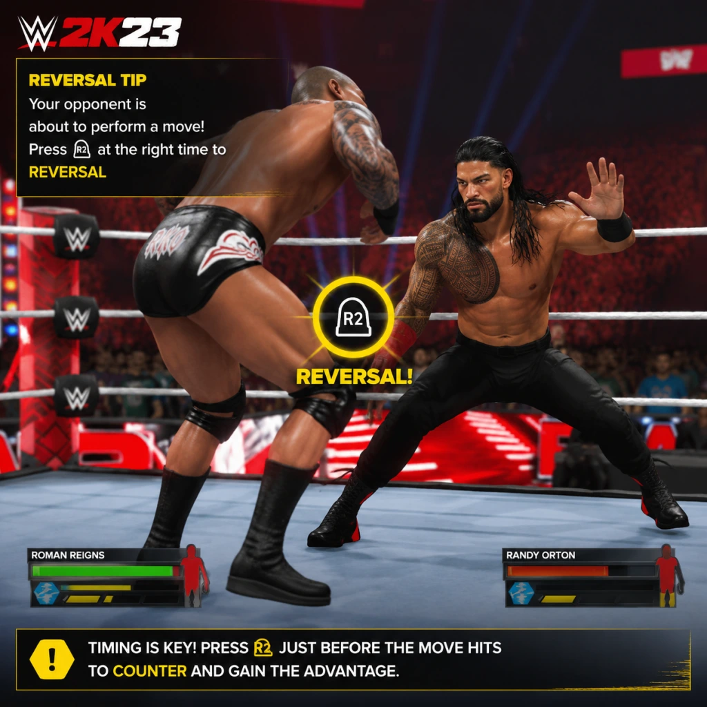 WWE 2K23 Game Tips guide screenshot