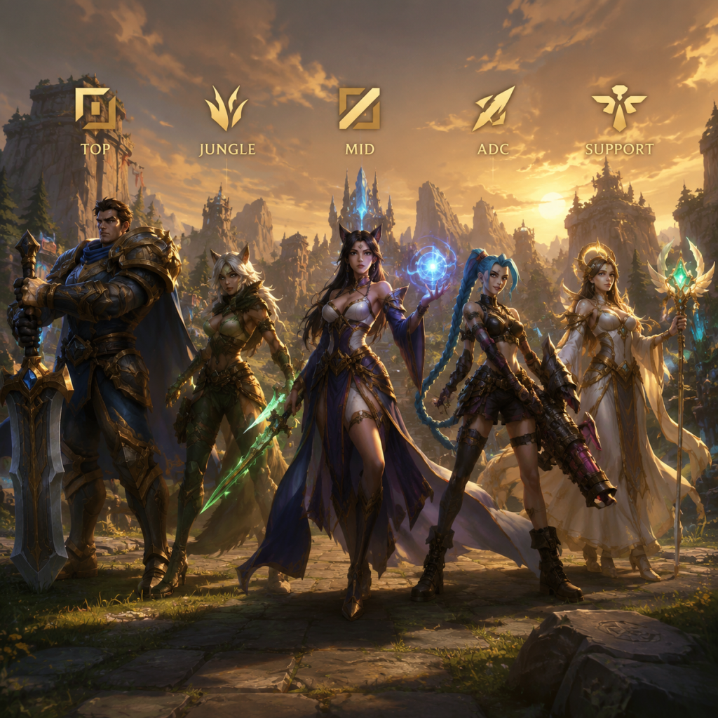 League of Legends Characters & Roles guide screenshot