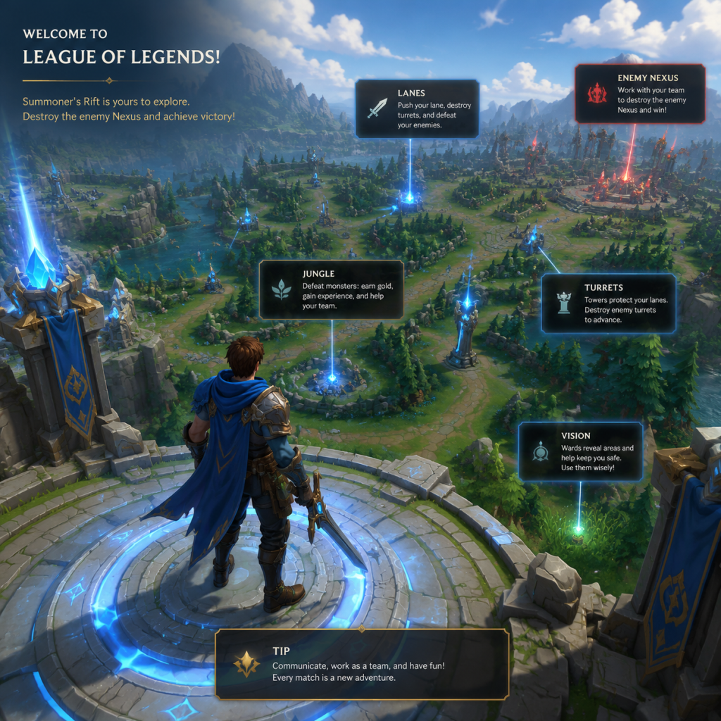 League of Legends Getting Started guide screenshot