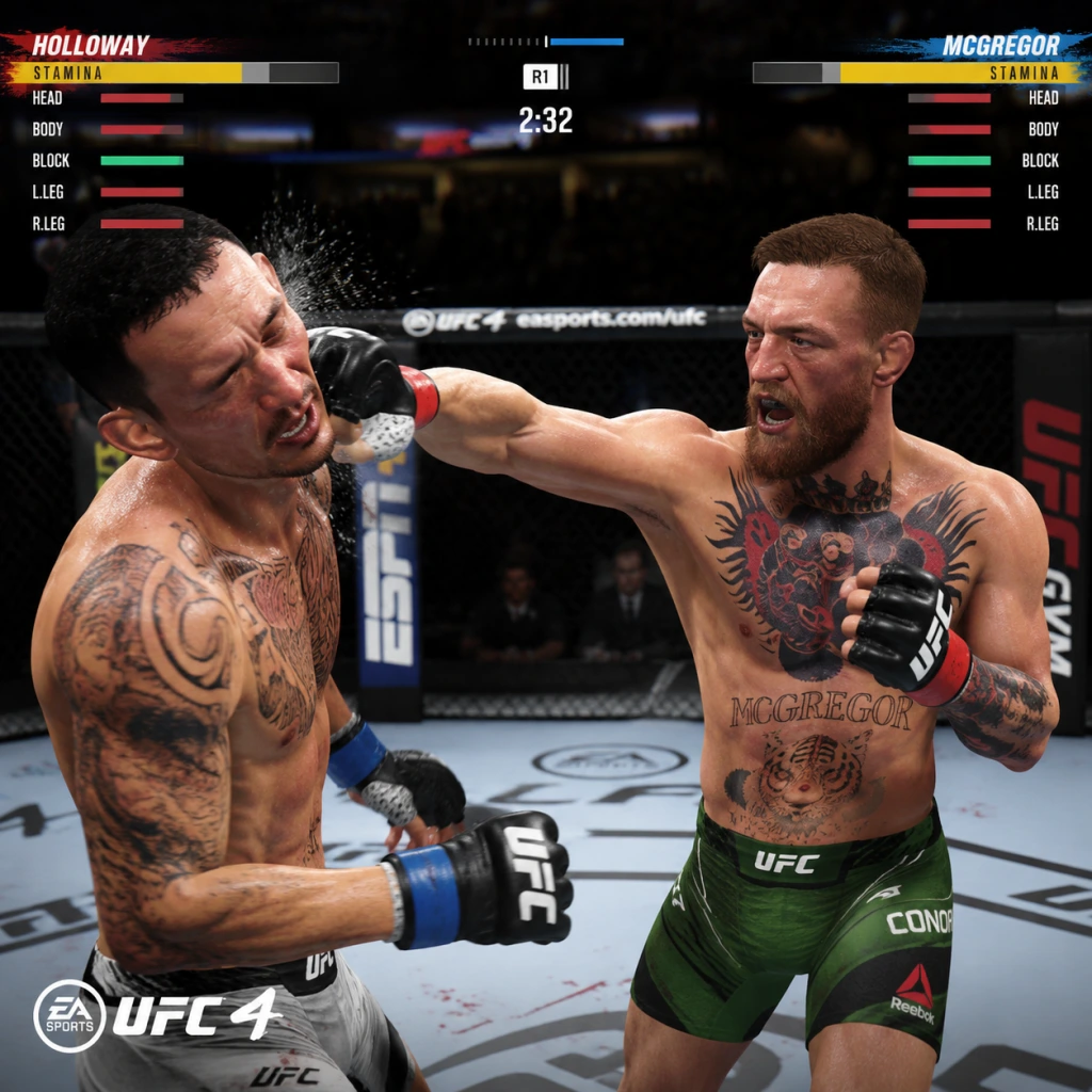 EA Sports UFC 4 Core Gameplay guide screenshot