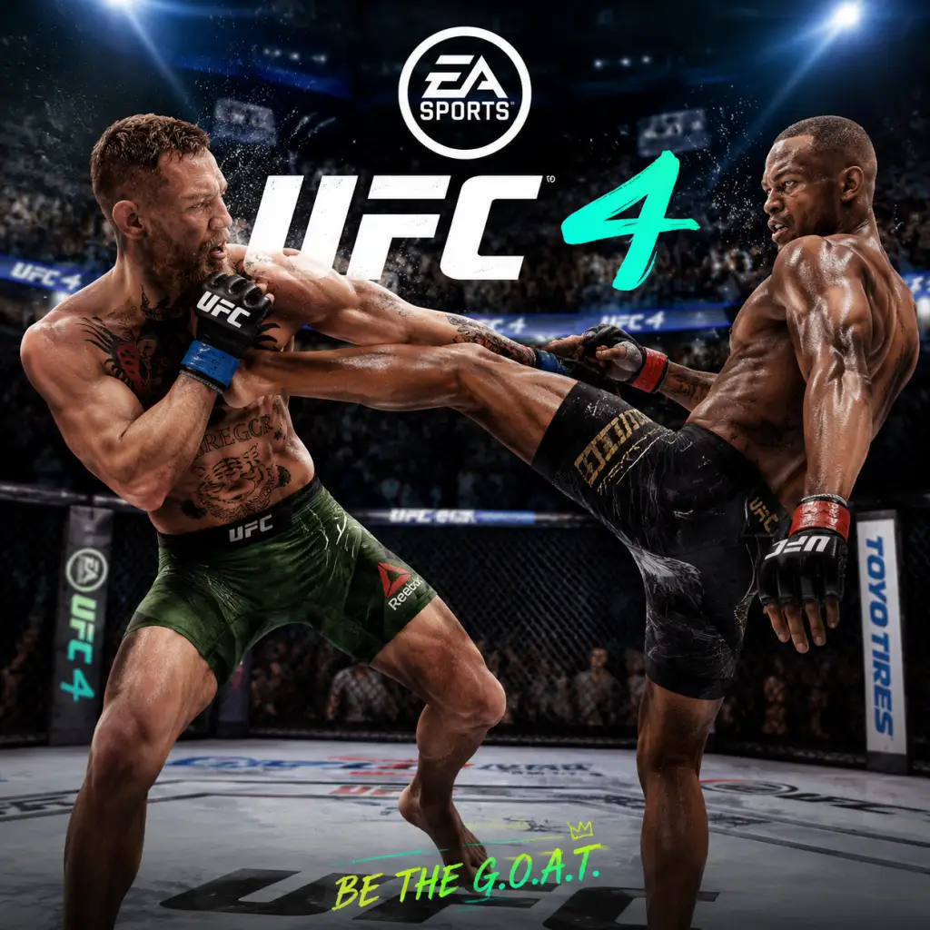 EA Sports UFC 4 game poster and cover art