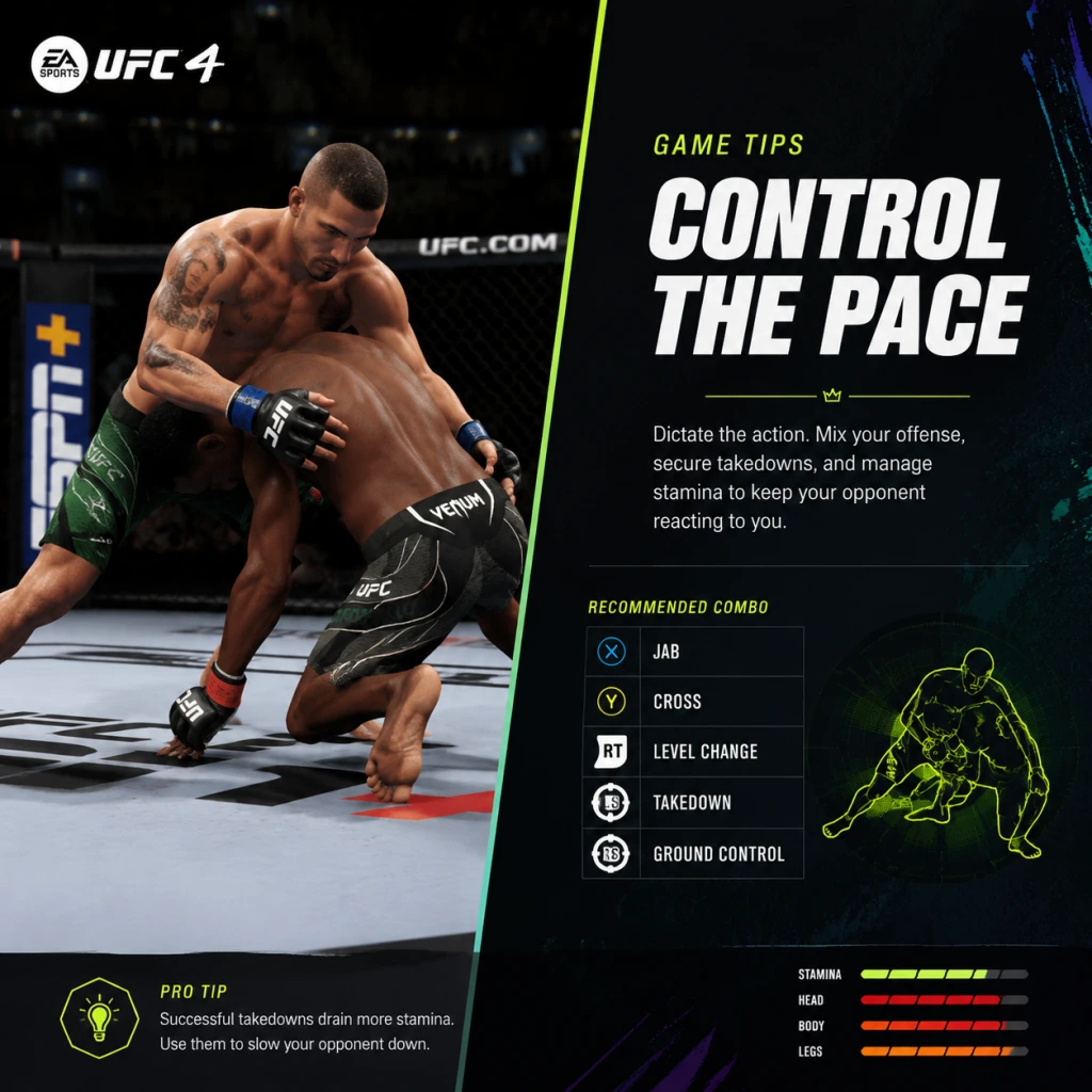 EA Sports UFC 4 Game Tips guide screenshot