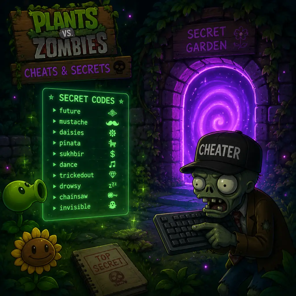 Plants vs. Zombies Cheats & Secrets guide screenshot