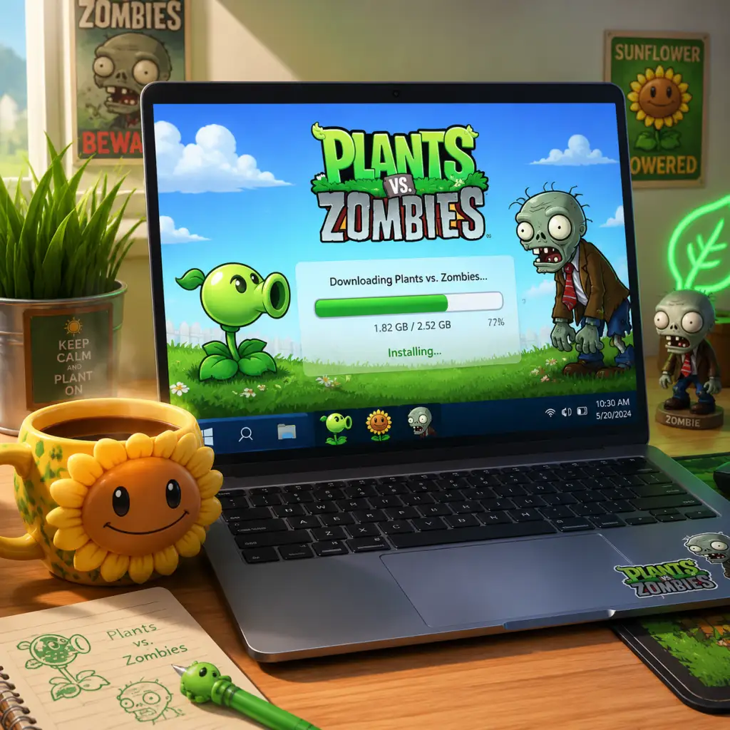 Plants vs. Zombies Download & Installation guide screenshot