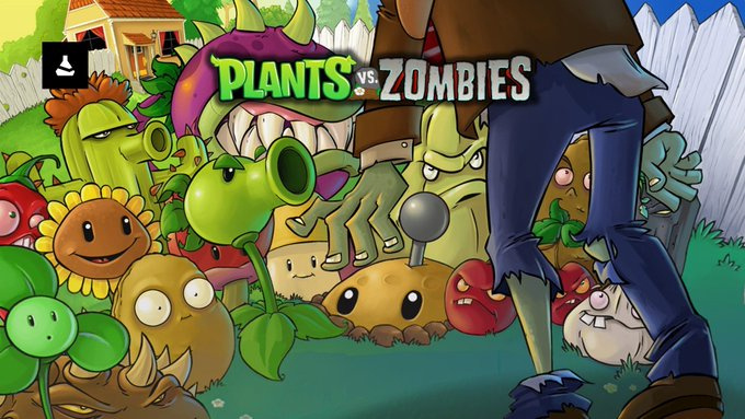 Plants vs. Zombies game poster and cover art
