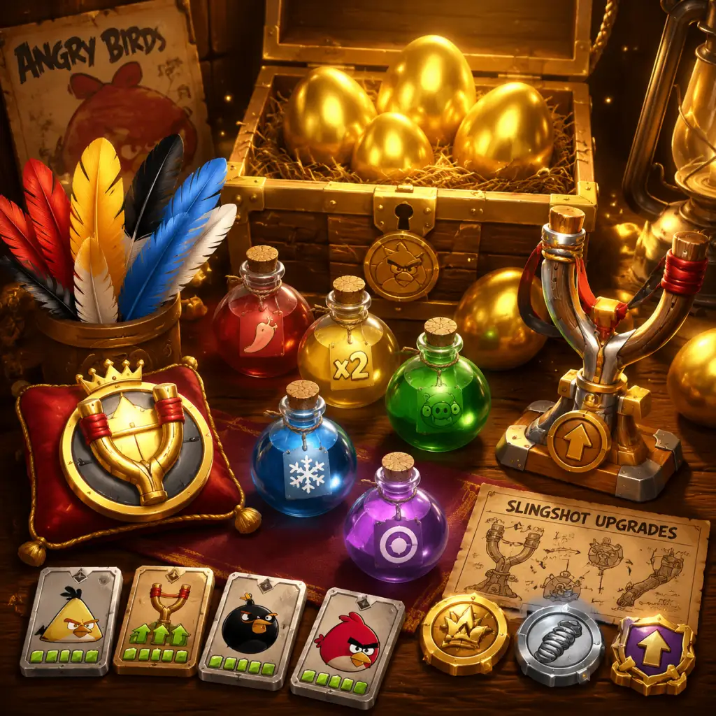 Angry Birds All Game Items guide screenshot