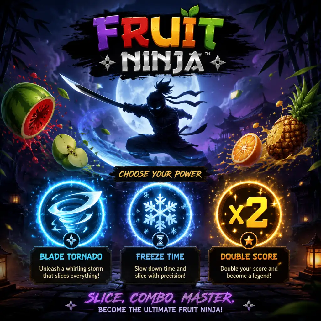 Fruit Ninja Character Skills guide screenshot