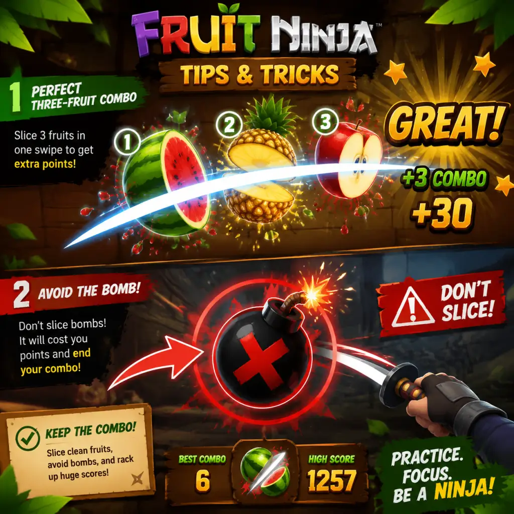 Fruit Ninja Game Tips guide screenshot