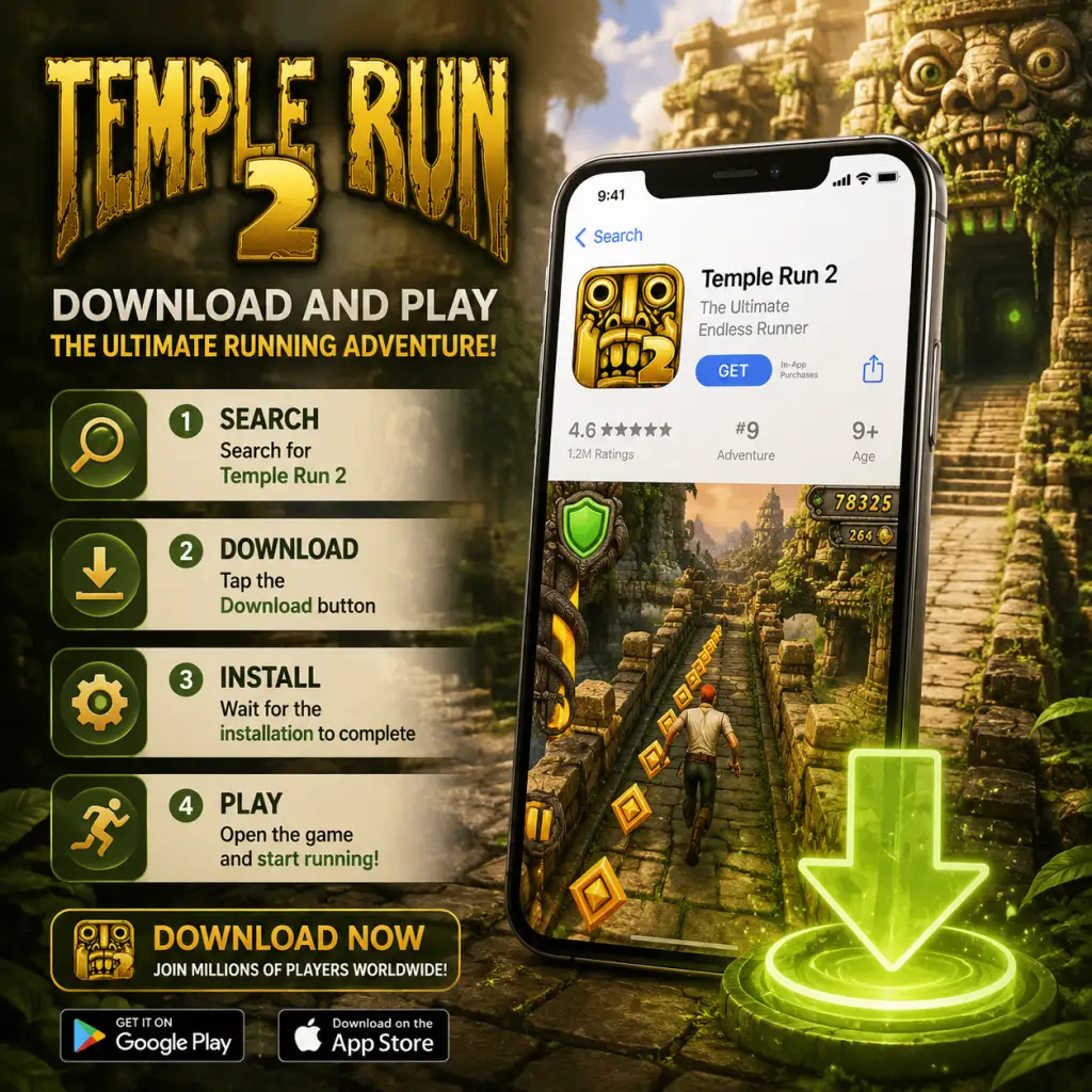 Temple Run 2 Download & Installation guide screenshot